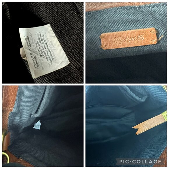 Madewell The Zip-Top Transport Crossbody Bag in English Saddle Brown Leather - Picture 12 of 14